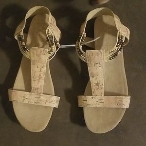 Tan sandals